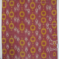 Image of Large Silk Ikat Panel